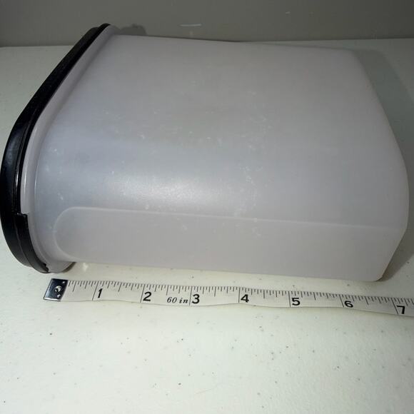 Tupperware Modular Mates Oval #3 Food Storage Organization Black Seal - Picture 8 of 8